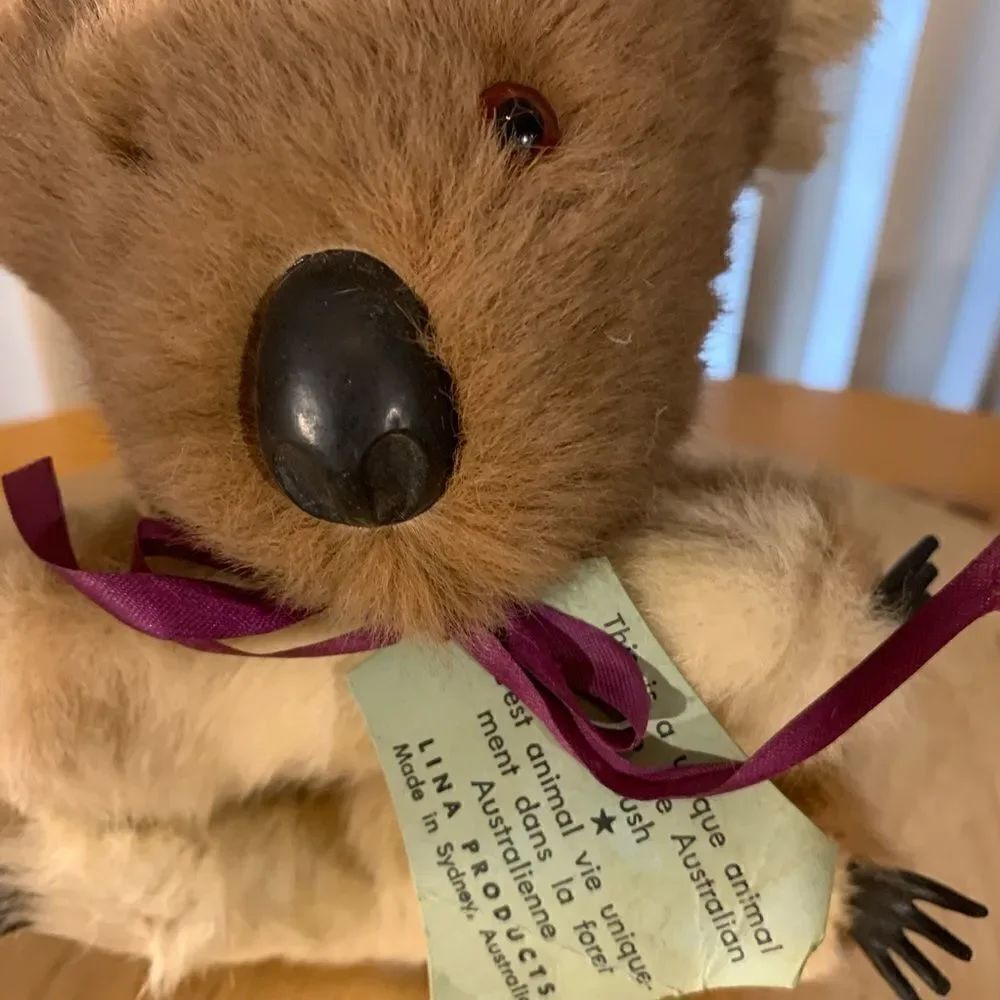 Lina Products Koala Bears Vintage 2 With Attached Tags Set 3 Australia Native - Picture 10 of 16